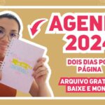 Agenda para Imprimir 2024: Modelo Prático e Organizado